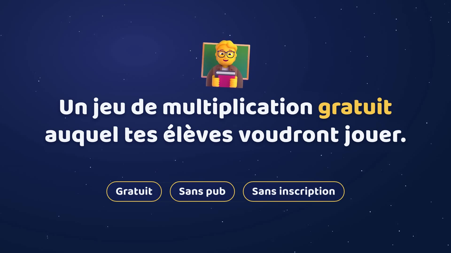 Play the video Teachers · French