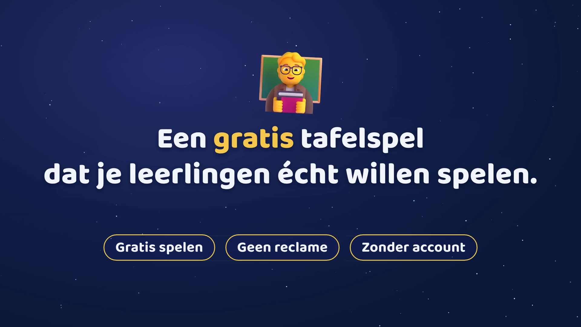 Play the video Teachers · Dutch